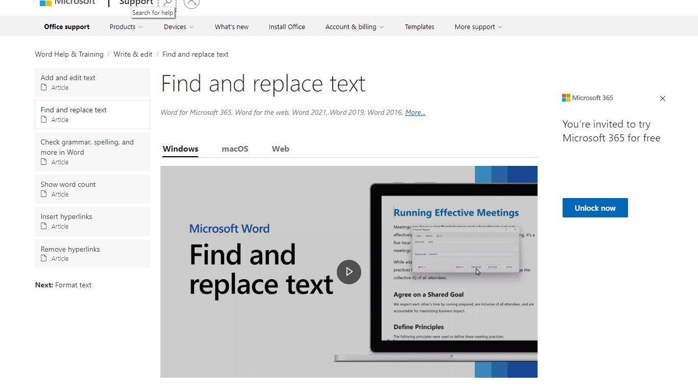 Find and replace text - support.microsoft.com